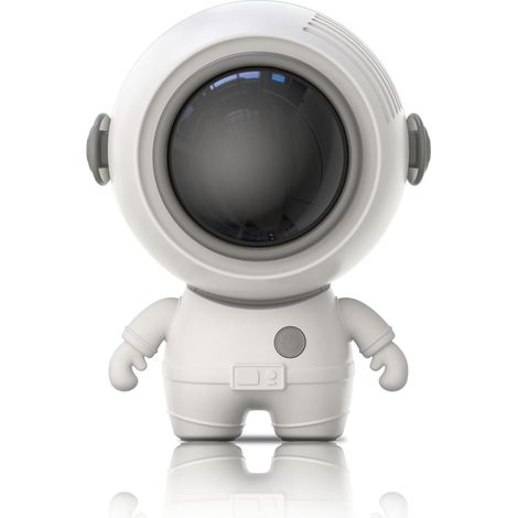 Ventilateur de cou portable, puissant ventilateur portatif, 3 vitesses, rechargeable par USB, design astronaute mignon, mini ventilateur personnel rafraîchissant pour la maison et le bureau-AquaForge