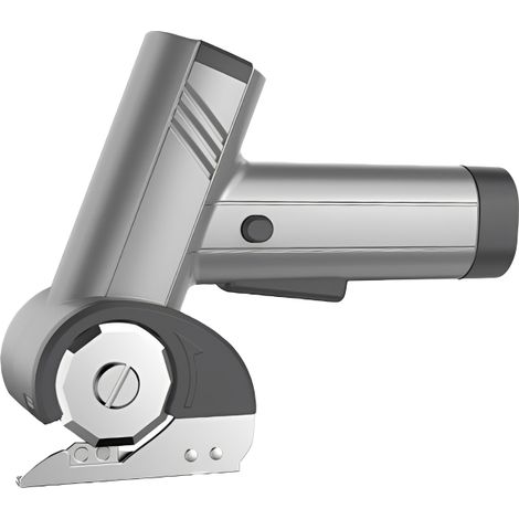 Ciseaux électriques sans fil avec affichage LED, lame rechargeable à 4 vitesses, lumière LED, chargement USB, lame facile à changer pour carton, tissu, cuir et loisirs créatifs (1/5)