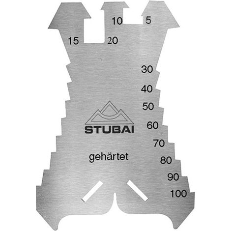Template de marquage Stubai 278601 acier inox 140 mm x 100 mm