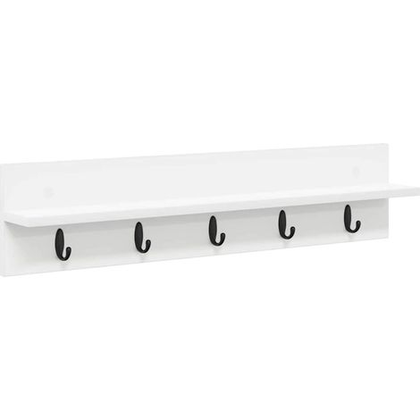 Maison Exclusive - Wandmontierter nachttisch Weiß 80 x 10,5 x 18