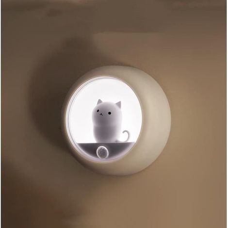 Veilleuses LED à Induction Rechargeable,Veilleuse Bébé Automatique pour Chambres d'enfants,Salons,salles de bains,Couloirs,Escaliers (1/4)