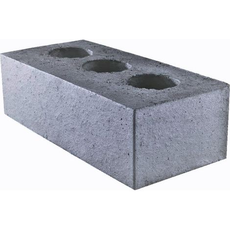 Class B Engineering Brick Smooth Blue Perforated 65mm