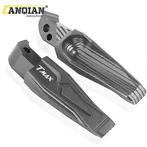 Soziusfußrasten für Yamaha 500, 530 XP, 530 DX, SX (2012–2019), 155 MT07, MT 07 FZ – Grau, TMAx (1/5)
