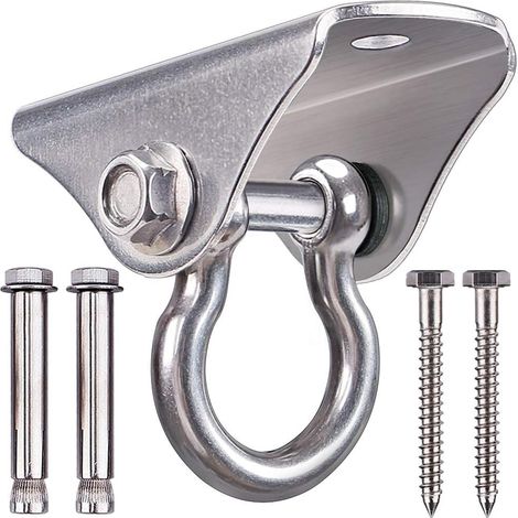 Crochet de plafond robuste en acier inoxydable S304, capacité de 400 kg, suspension de chaise