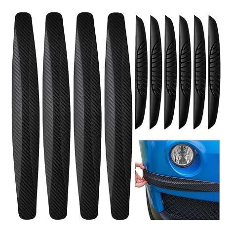 Protection Voiture, Pare Choc Carrosserie Baguette De pour Pare-Chocs Auto Noir Tailles (1/5)