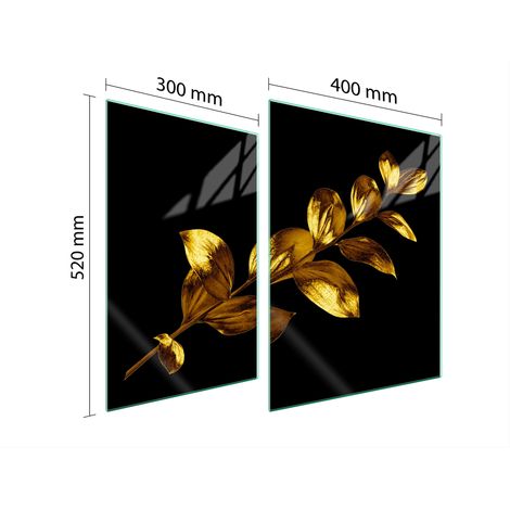 PLACA PROTECTORA DE VIDRIO PARA ESTUFA 70x52 ORO (1/5)
