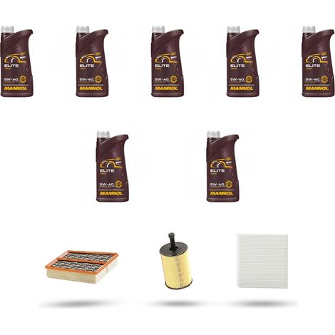 Kit tagliando 4 FILTRI e 7L OLIO compatibile con Alfa Romeo Stelvio (949) 2.9 Q4 383kw 2019 (1/4)