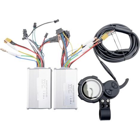 CC sans Balais 52 V 25 A 1 200 W JP + Écran D'Affichage du Compteur, Contrôleur de Vélo de Scooter Électrique, Contrôleur de à Double Entraînement (1/5)