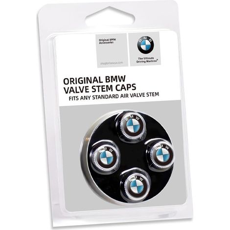 Lot de 4 bouchons de valve en aluminium – Design BMW avec logo – Améliore l'esthétique des pneus – Haute qualité pour véhicules