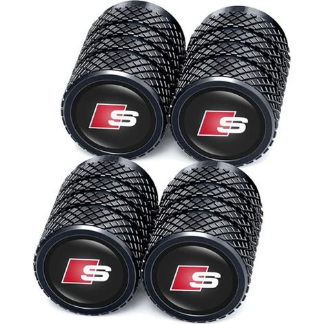 Valve Caps - 4 Pièces - Capsules De Valve En Aluminium Avec Joint En Caoutchouc Et Base En Cuivre - Pour Voiture Moto Camion Vélo - Universel (1/5)