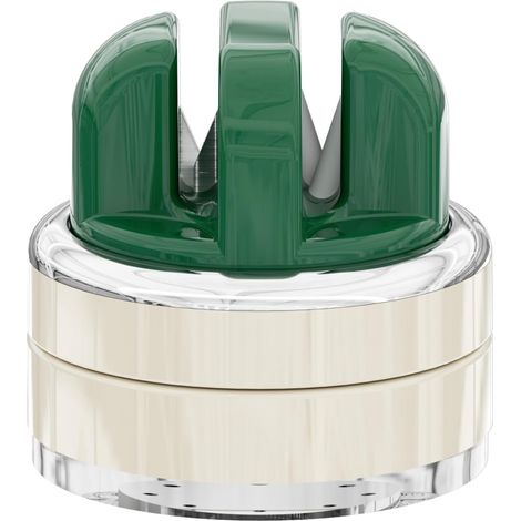 mannaie, coltelli da cucina (verdi), affilacoltelli tascabile compatto, affilacoltelli da cucina con ventosa per un utilizzo a mani libere (1/5)