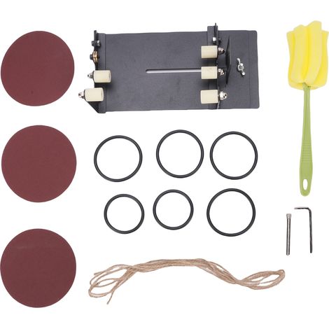 Kit de découpe de bouteilles en verre - Coupe-bouteilles de vin haute efficacité et sûr pour bouteilles carrées et rondes à découper soi-même (1/5)