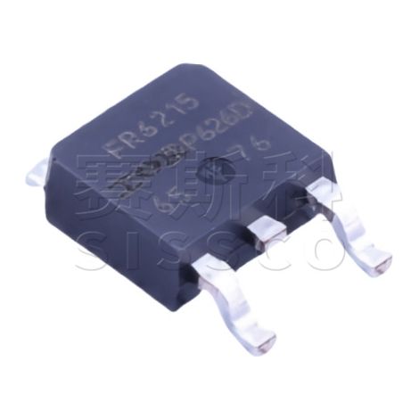 New and original IRFR6215TRPBF P-channel MOSFET electronic component, packaged in TO-252-2 package, 5 pieces per pack.