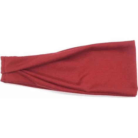 Bandeau de sport uni à large bord, bandeau à séchage rapide et anti-transpirant, bandeau élastique, bandeau anti-transpirant pour le yoga. (1/4)