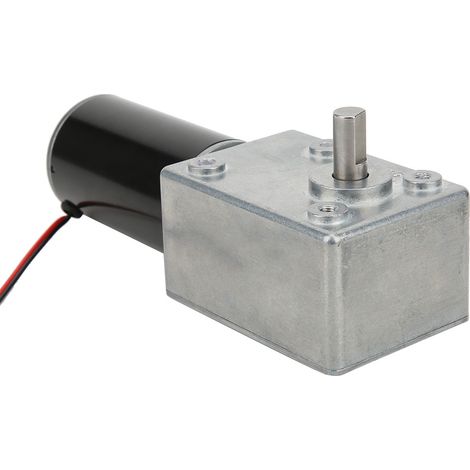 Mini moteur à réduction de vitesse à engrenage à vis sans fin 24 V 30 W CC pour accessoires électriques (1/5)