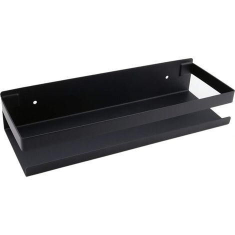Badezimmer-Wandregal, Badezimmerzubehör, 20–40 cm, schwarz, modernes Badezimmerregal für Küche, Dusche, Shampoo, 30 cm