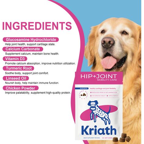 Comprimés à croquer doux pour la santé canine, complément nutritionnel quotidien pour votre chien. Convient à toutes les races. -- 60 comprimés à croquer moelleux (1/5)
