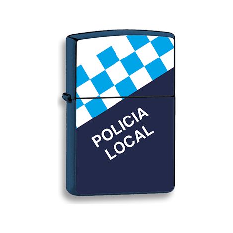 Accendino blu della polizia locale