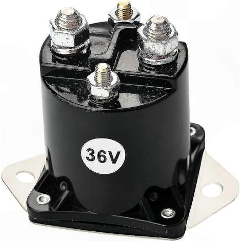 Solénoïde électrique à 4 bornes pour démarreur de voiturettes de golf 36 V, compatible avec divers modèles (1/5)