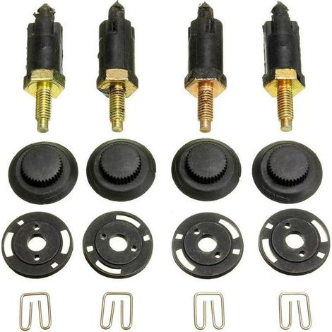 Kit de 4 fixations pour couvre-moteur 2.0 HDI compatible Citroën Berlingo C4 C5 Xantia Xsara Peugeot 206 306 307 406 607 806 Expert clips et boulons OEM 0137F6 13711 (1/4)