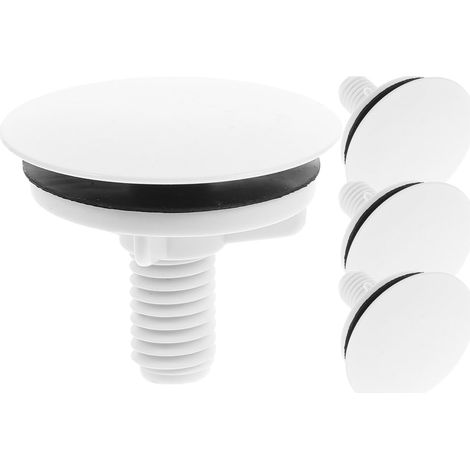 Cache Trou Évier Blanc en Abs pour Lavabo Cuisine (1/5)