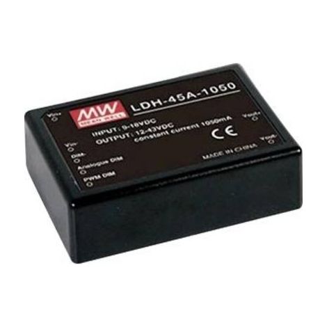 CONVERTISSEUR CC/CC POUR CIRCUITS IMPRIMÉS MEAN WELL LDH-45B-700W NBR. DE SORTIES: 1 X 44.8 W 1 PC(S)