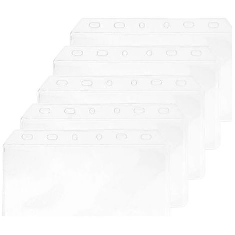 Set mit 5 transparenten Ordnerhüllen, Papierhüllen und Dokumentenablagehüllen (1/4)