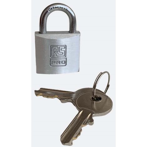 Cadenas RS PRO en Aluminium, Acier Inoxydable, Ø anse 5mm ( Prix pour 1 ) (1/3)