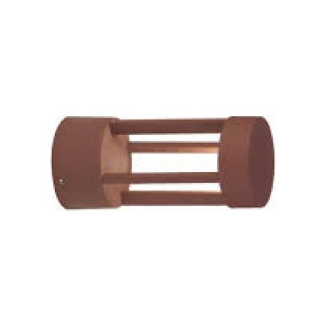 Applique da Esterno HANG Marrone LED 7W 360° IP65 3000K CRI90 - Rossini Group, Lampada da Parete per Illuminazione Architetturale