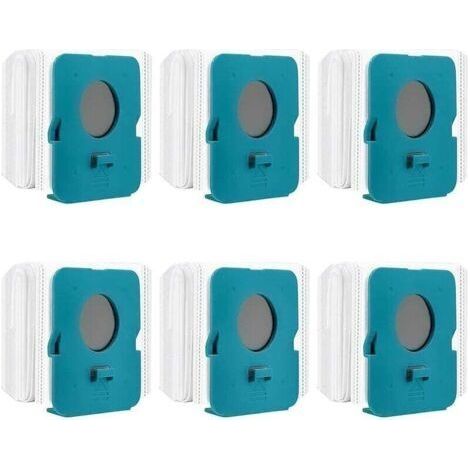 6 Pièces Sac à Poussière Clean Station pour Samsung Bespoke Jet VCA-ADB95, Sacs de Rechange pour Aspirateur, Sacs d'Aspirateur, Accessoires pour Aspirateurs (1/4)