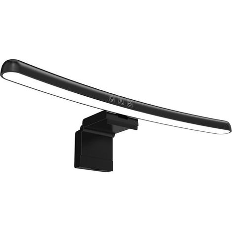 Schermo leggermente curvo, barra luminosa a LED, tre modalità di illuminazione, luminosità regolabile, controllo touch, protezione per gli occhi antiriflesso LE13 A (1/5)