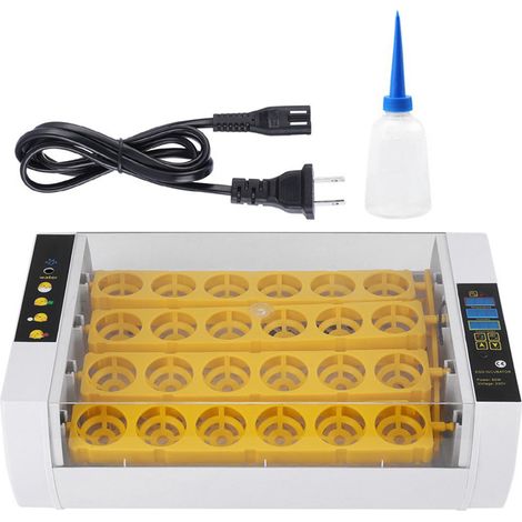 Eier-Inkubator, Eier-Inkubator mit Digitalanzeige, automatisches Wenden der Eier, automatische Temperaturregelung, zum Ausbrüten von Hühnern, Gänsen, Tauben, Wachteln und Enten