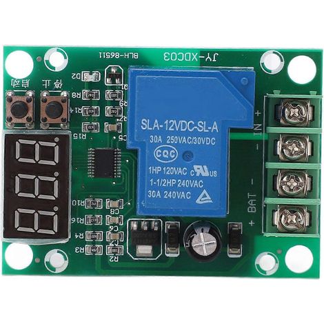 Batterielademodul mit Digitalanzeige, korrosionsbeständig, robustes Ladekontrollmodul, 12 V