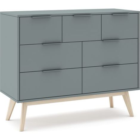 Cómoda Numa Verde Salvia - Oak Soft (ancho) x 83cm (alto) (1/5)