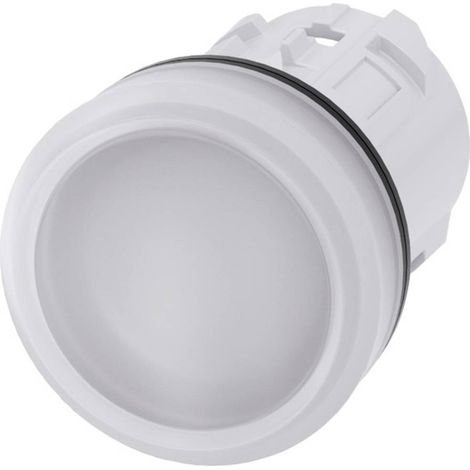 Siemens 3SU1001-6AA60-0AA0 Spia luminosa piatto Bianco 1 pz. (1/3)