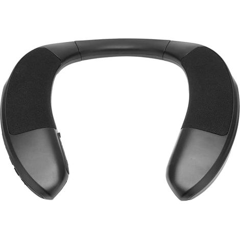Enceinte tour de cou Bluetooth, enceinte sans fil portable 5.0 avec microphone antibruit, son stéréo 3D, design ergonomique, idéale pour toute la famille (1/4)