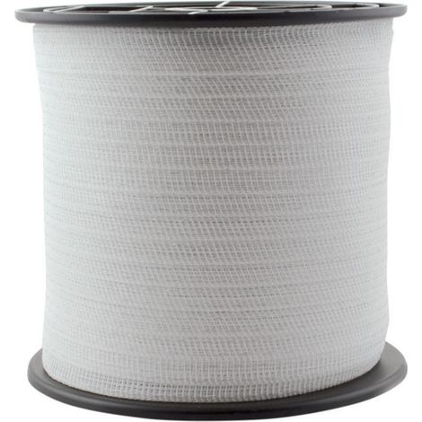 banda per recinti elettrici h 20 mm, bobina 200 mt - col. bianco