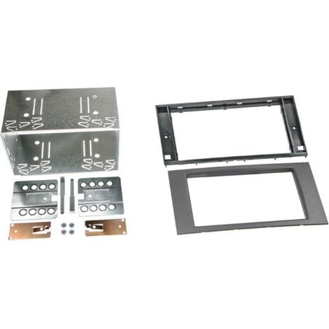 Kit 2Din compatible avec Ford Fiesta Focus C-Max S-Max Kuga Mondeo Galaxy 04-10 - Anthracite - DD