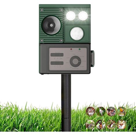 Tiervertreiber Verbesserter Outdoor Schreck Solar USB