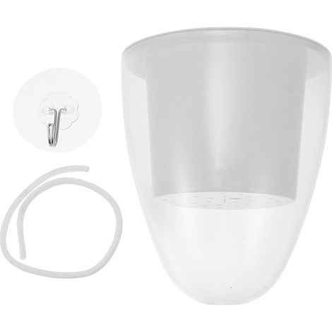 Jardinière murale suspendue en plastique transparent Homoyoyo, design moderne (1/5)