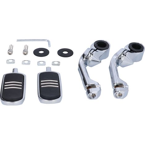Cache-moteur de pédale de moto, pièce de rechange pour fixation de pédale réglable à 360°, compatible avec le traitement électrolytique Yamaha. (1/5)