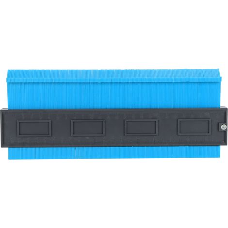 Règle de Contour à Verrou pour Mesures de Formes Irrégulières - Accessoire de Menuiserie Bleu 250mm (1/5)