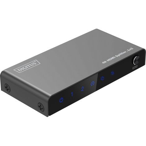 digitus DS-55336 repartidor HDMI negro UHD 4K (1/4)