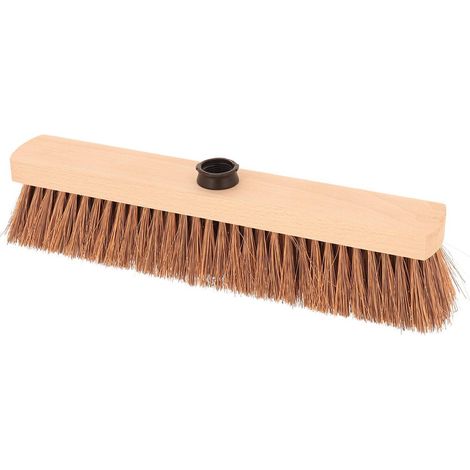 Scopa per esterni da 40 cm con struttura in legno e fibre di animali domestici riciclati - naturale - Tendance (1/5)
