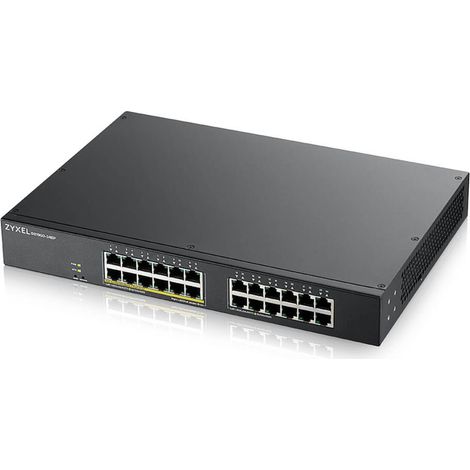 Zyxel GS1900-24EP Gestito L2 Gigabit Ethernet (10/100/1000) Supporto Power over Ethernet (PoE) Nero (1/5)