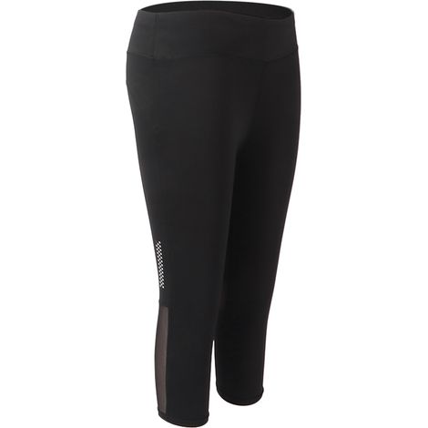 Leggings de sport taille haute, pantalon de yoga gainant, legging de fitness et de course pour femme, noir, taille L (1/5)