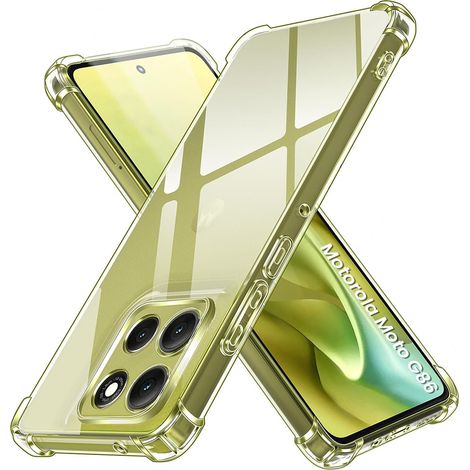 Custodia per Motorola Moto G86 5G, resistente alle cadute, trasparente (1/5)