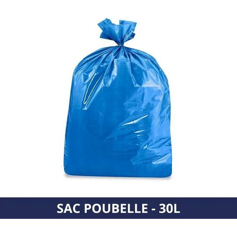 FILFA FRANCE - Sac poubelle 30L - Bleu - x500 sacs (1/4)