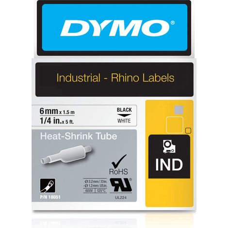 Nastro Laminato per Etichettatrici ID1-6 Dymo 18051 Bianco (1/3)