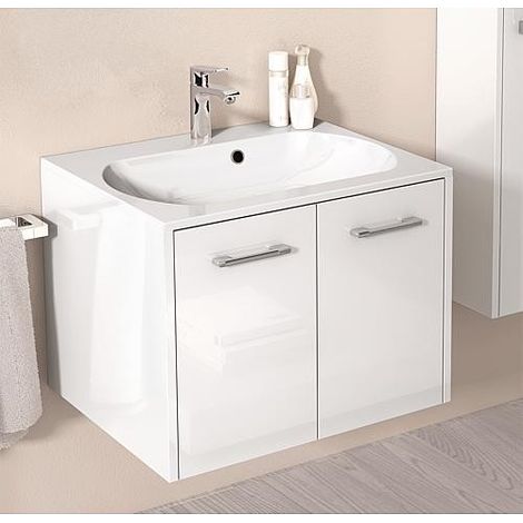 WTU+WT en fonte minérale ENI blanc brillant 2 portes 600x459x500mm (1/4)